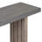 Oak Veneer Console Table With Distinctive Side Shapes-1432665272