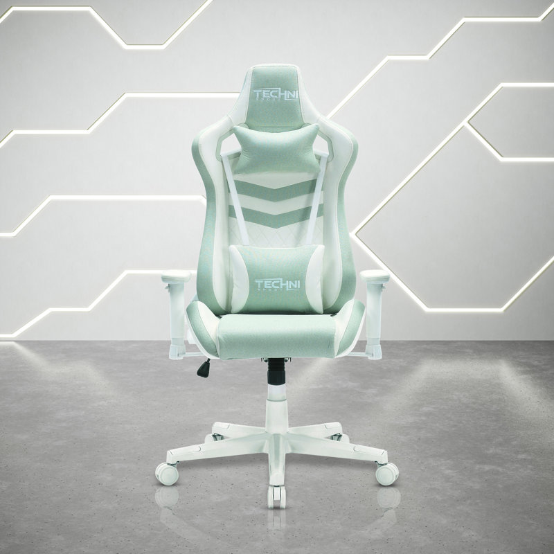 Fauteuil de jeu inclinable, ergonomique et pivotant Techni Sport, Vert