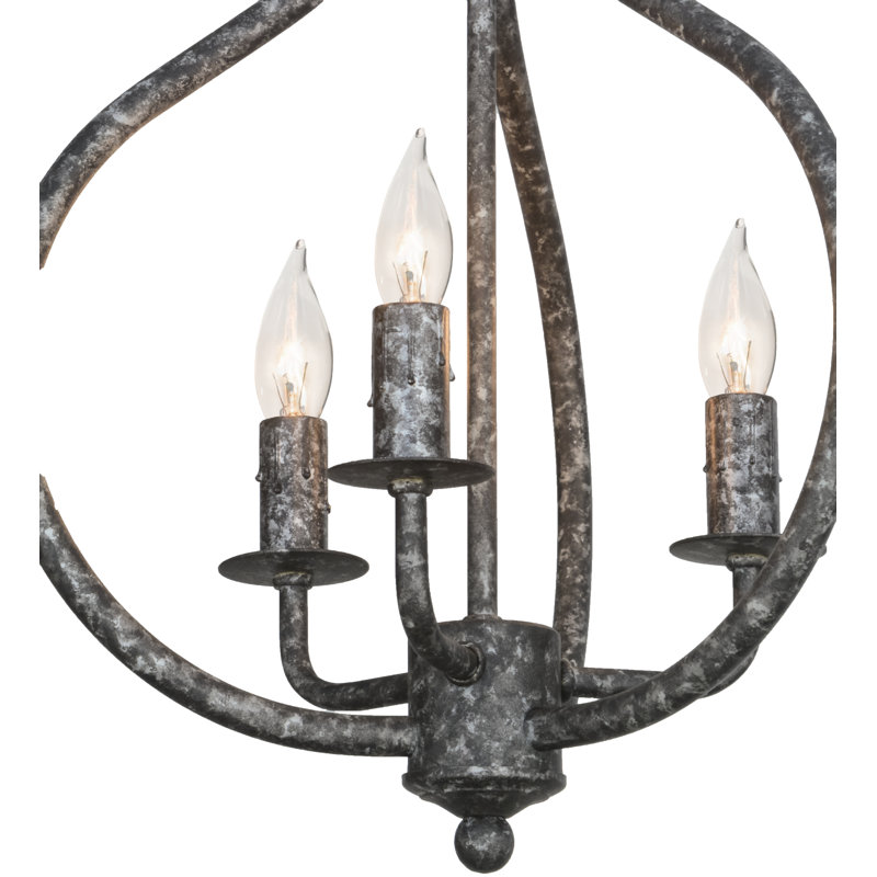 3 - Light Semi Flush Mount