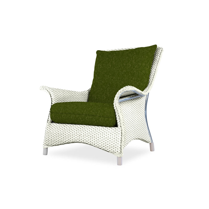 Mandalay Outdoor Lounge Chair, Ivory, Beach Natural