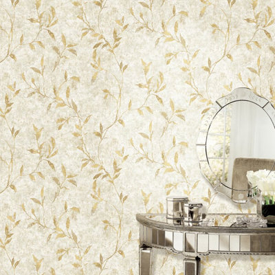 Elegance 10m x 53cm Textured Wallpaper Roll