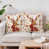 Cerf floral brun et or est en rupture de stock