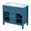 Meuble-lavabo 36 po avec lavabo en résine-55873143