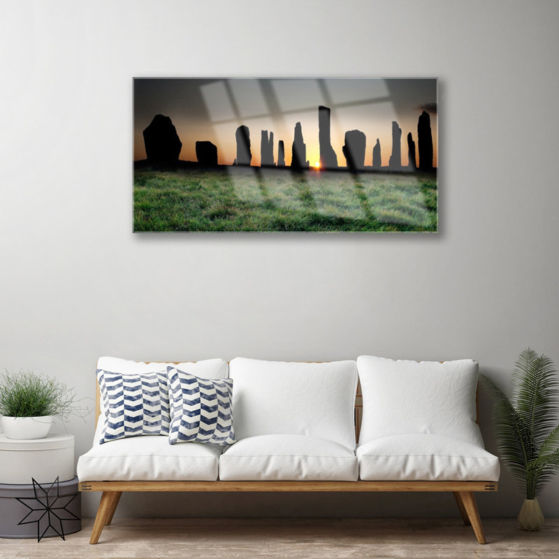 Rock - No Frame Print on Glass