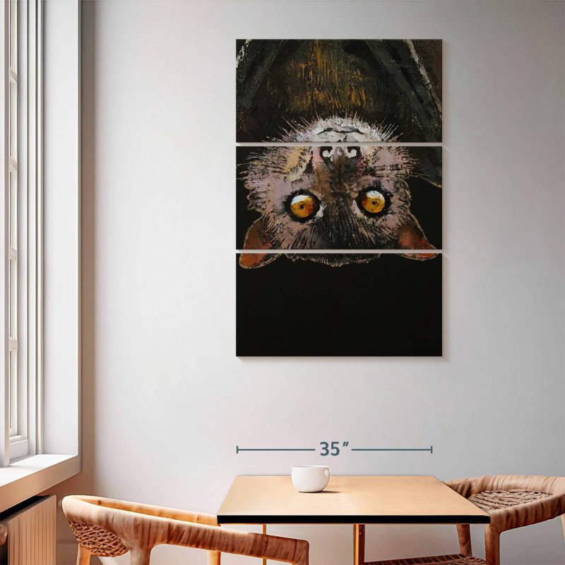 Brampt Bat, 65" H x 42" W