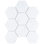 Carrione Super Hex Matte Carrara 10" x 11-1/2" Porcelain Mosaic Tile