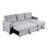 Chanele Upholstered L-Shaped Sectional Reversible-222361518