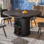 Extendable Round Dining Table-1001559620