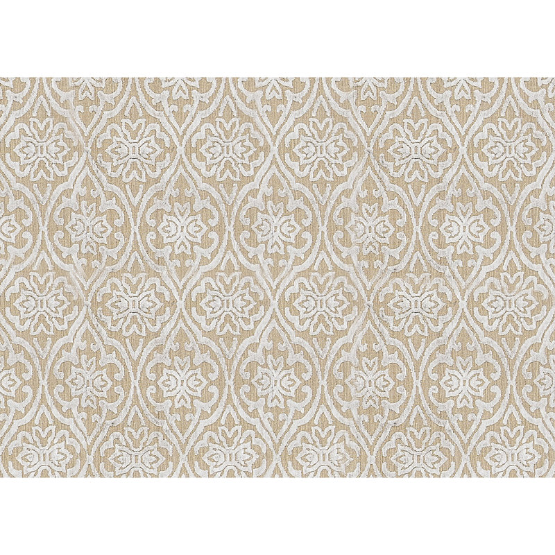 Jakat Ikat Area Rug in Brown, Rectangle 5'9" x 8'9"