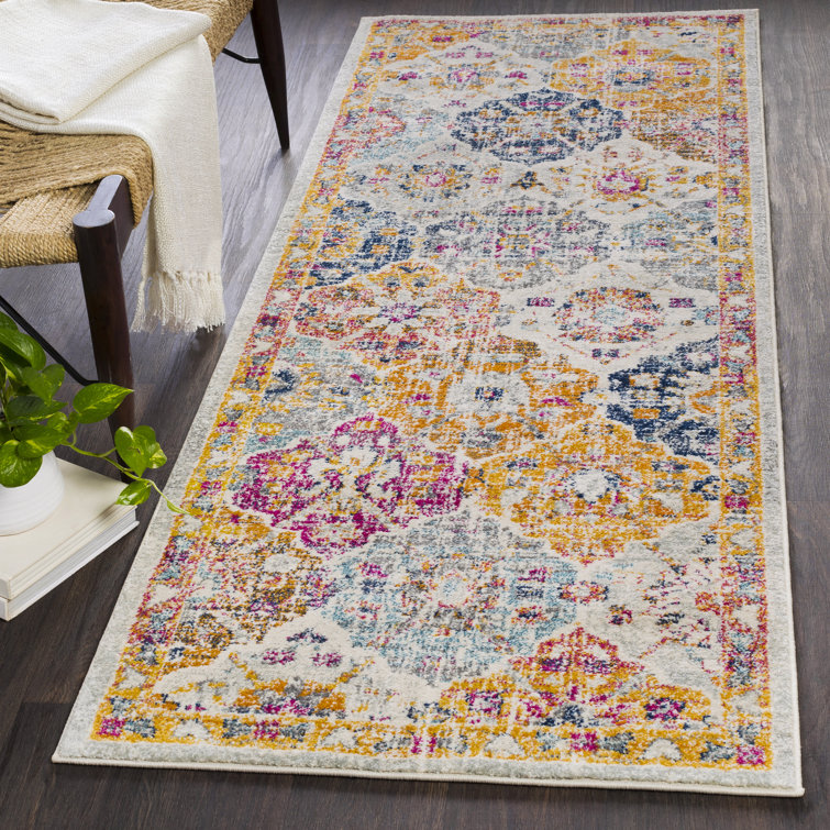 Sterne Machine Woven Beige/Blue/Orange/Pink/Teal/Yellow Indoor Rug