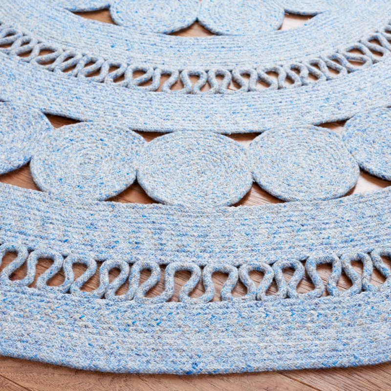 Tapis performance tissé à la main Cape Cod, Rond 4 pi