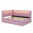 Fully Upholstered Platform Bed With USB Ports, LED Strip, And Trundle-299377234-299377245