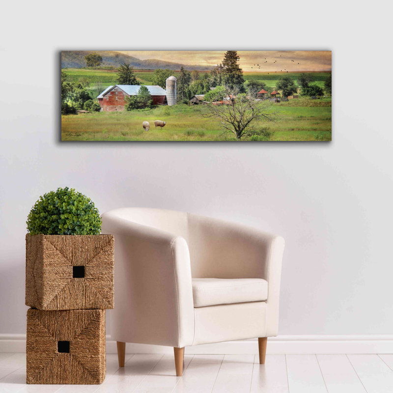 «Grazing drap» par Lori Deiter, impression sur toile tendue, L 60 po x H 20 po