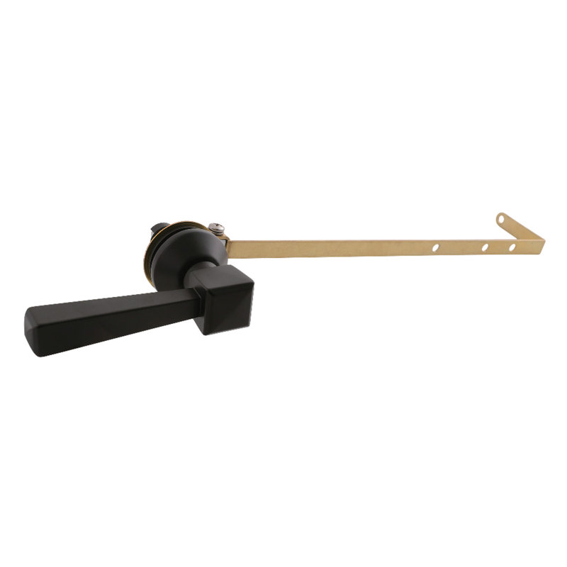 Levier de réservoir de toilette universel Kingston Brass à montage frontal ou latéral, Matte Black