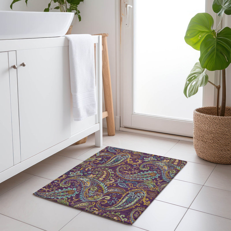 Tapis intérieur / extérieur Kinslee, Rectangle 1 pi 8 po x 2 pi 6 po