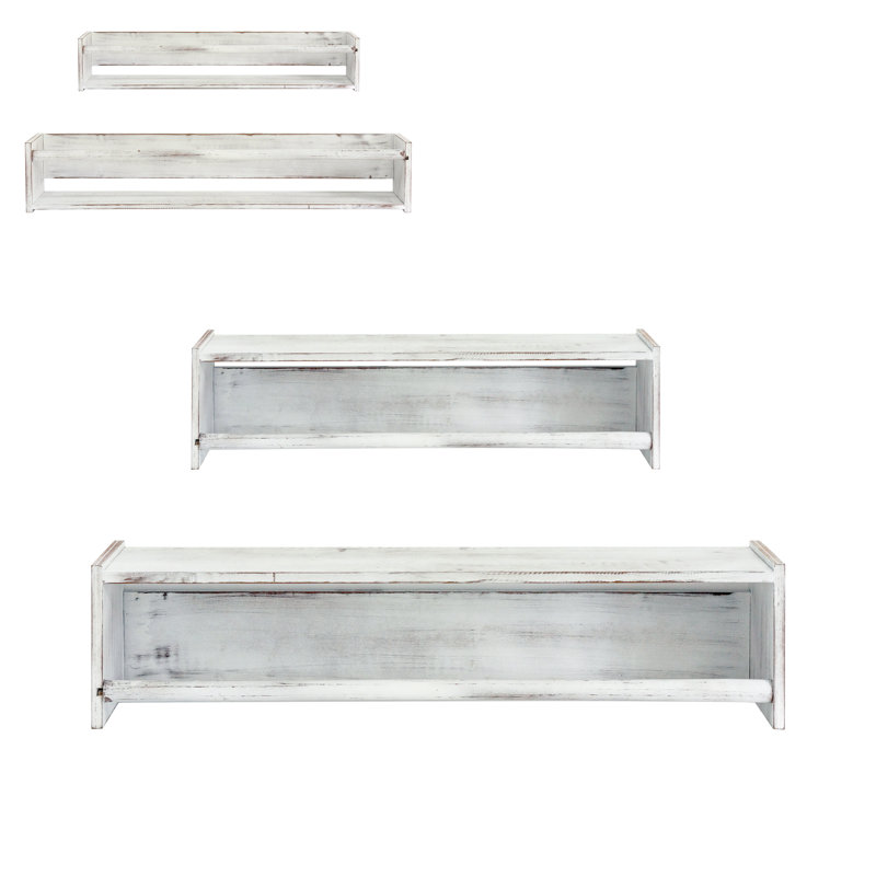 Hardgrove Floating Shelf, Silver