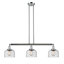 Luminaire suspendu pour îlot de cuisine 3 lumières avec abat-jour en verre Jebediah -32986298-48819620-95756918