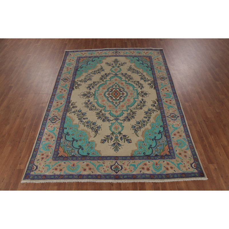 Tapis traditionnel en laine 7 x 9