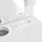 Floating Makeup Vanity Desk With Mirror & 3-Color Lights, Wall Dressing Table With Power Outlet, Compact Vanity, Large Storage, White