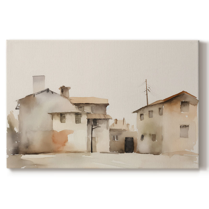 Paysages rétro-XXXII - Cavas enveloppés de galerie, 40 x 60