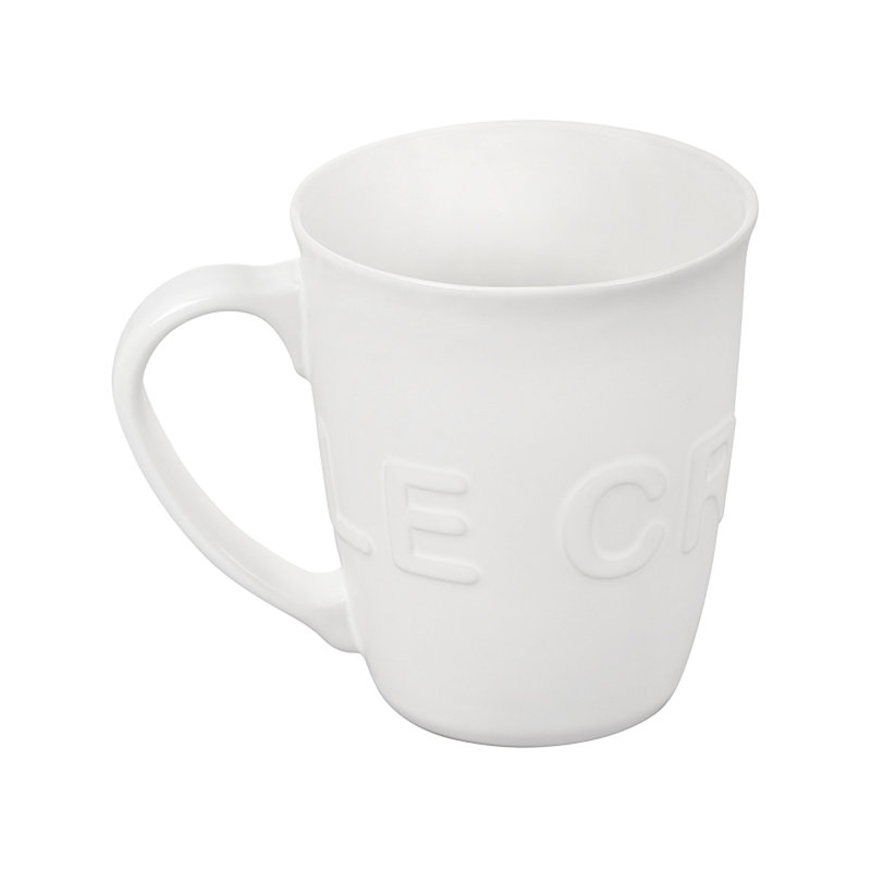 Le Creuset 20Oz. Stoneware XL Logo Mug, White