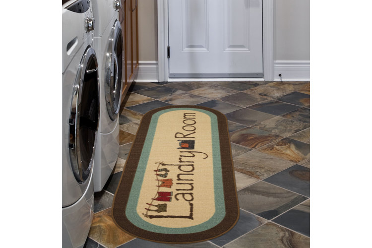 Barnett Non-Slip Low-Pile Laundry Utility Mat