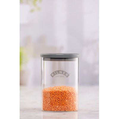 Kilner Fresh Storage Square Jar 1L