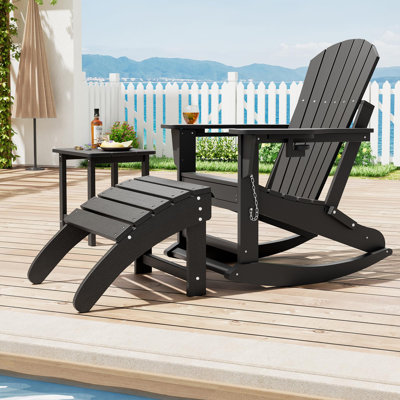 Repose-pieds en résine Hdpe Adirondack