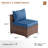 2-Person Outdoor Seating Group With Cushions-1841523411