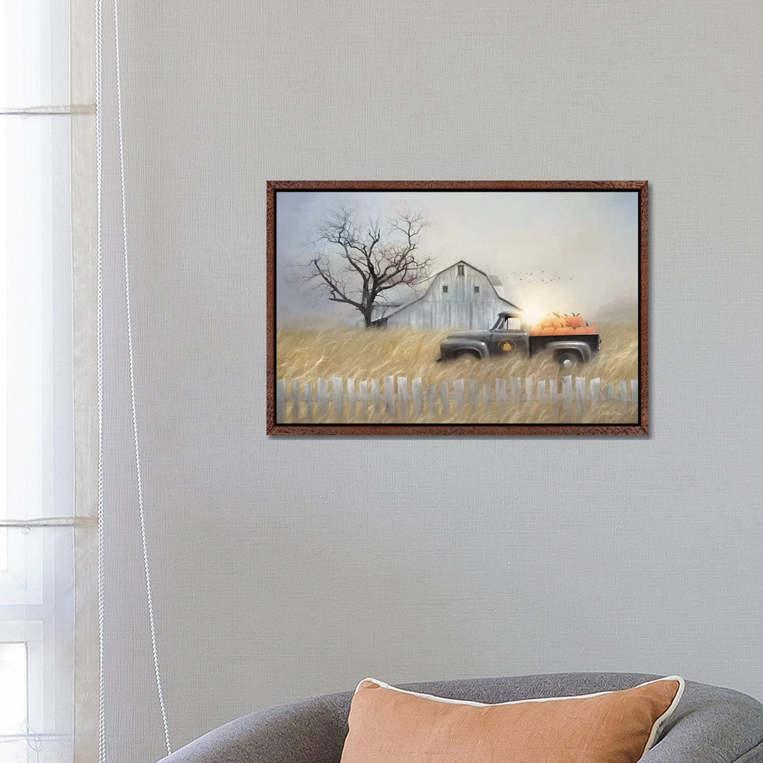 Fall Pumpkin Harvest by Lori Deiter - Wrapped Canvas Print