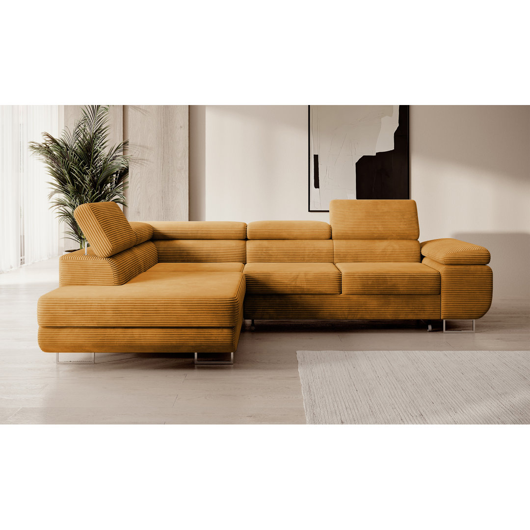 Ecksofa Melborn mit Bettfunktion