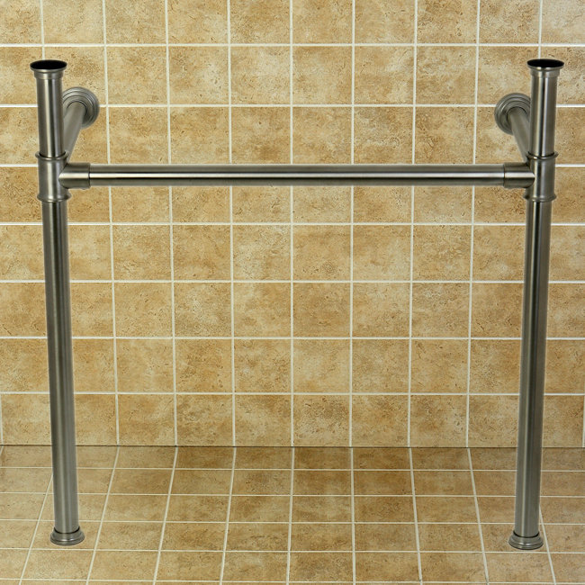 Duchess Metal Console Table Leg, Satin Nickel