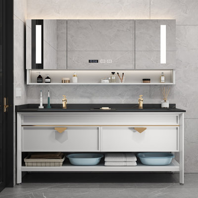 Light luxury bathroom cabinet modern