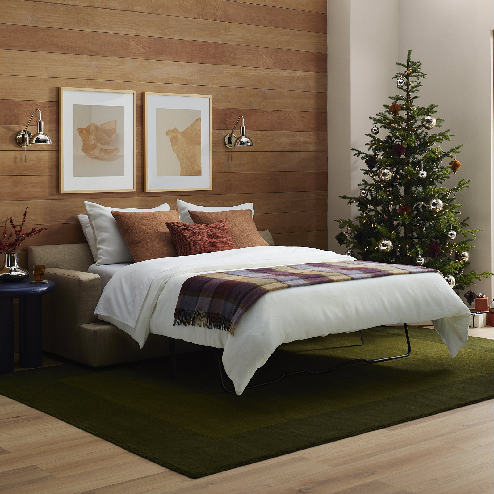 Cleo 84'' Sofa, Turbo Wheat Basketweave