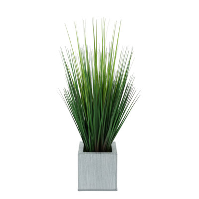 27'' Faux Reed Grass in Metal Pot
