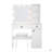 Vanity Desk Set With 3 Lights Brightness Adjustable, Mirror, Makeup Vanity Desk With Large Drawers & Three Level Storage Dreeser