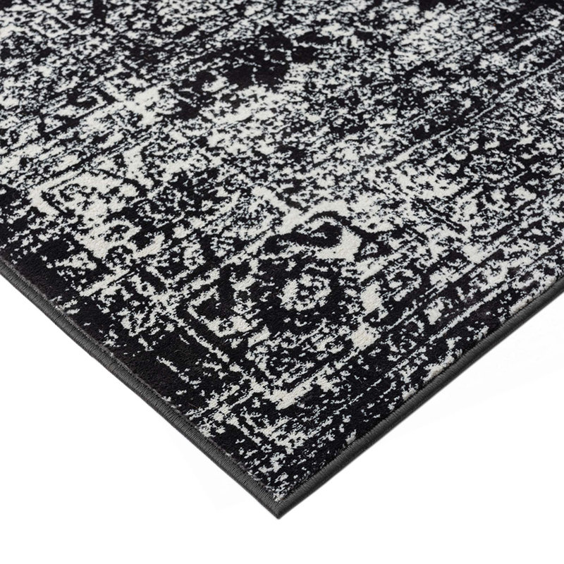 Tapis tissé rétro pour le salon