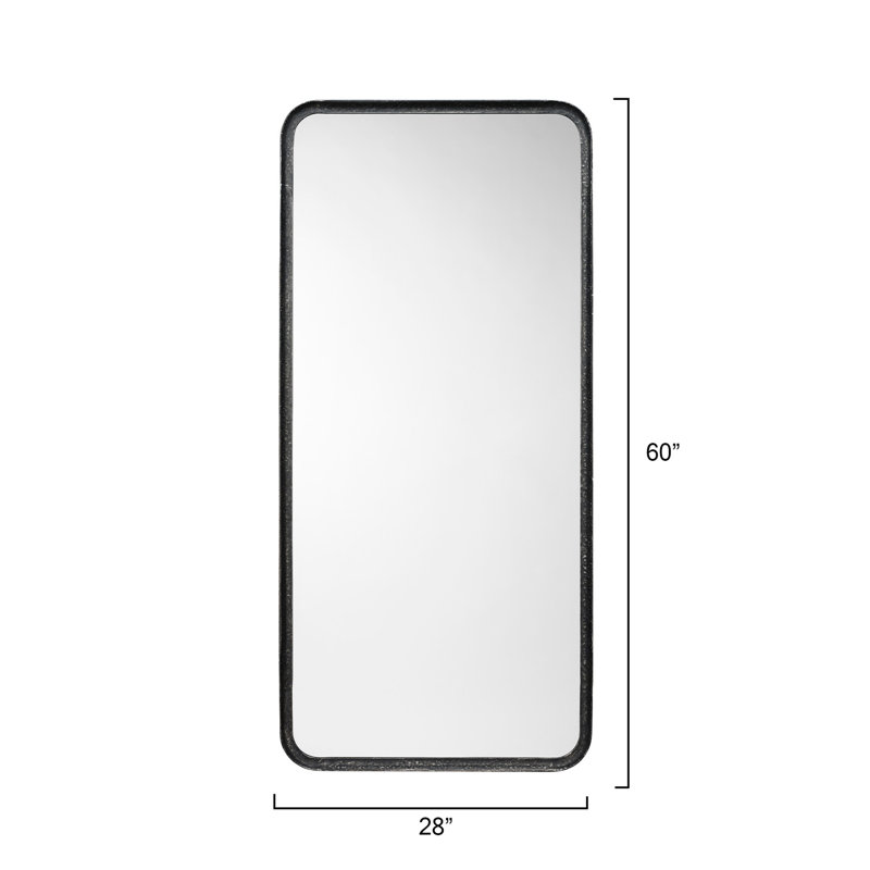 Capital Floor Mirror, Black