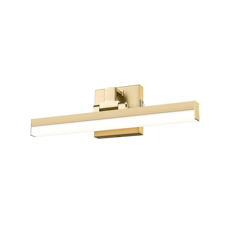 Éclairage pour meuble-lavabo Brendyn, Or moderne, 5"H x 18"W x 3"D, 20 W