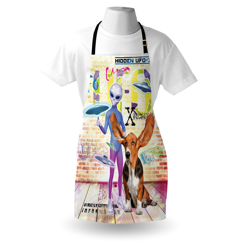 No Pattern Bib Apron