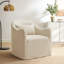 Fauteuil d'appoint à rayures grises Gabbard