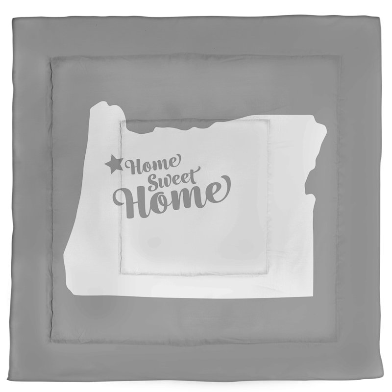Salem Modern & Contemporary Polyester Percale Comforter, Gray