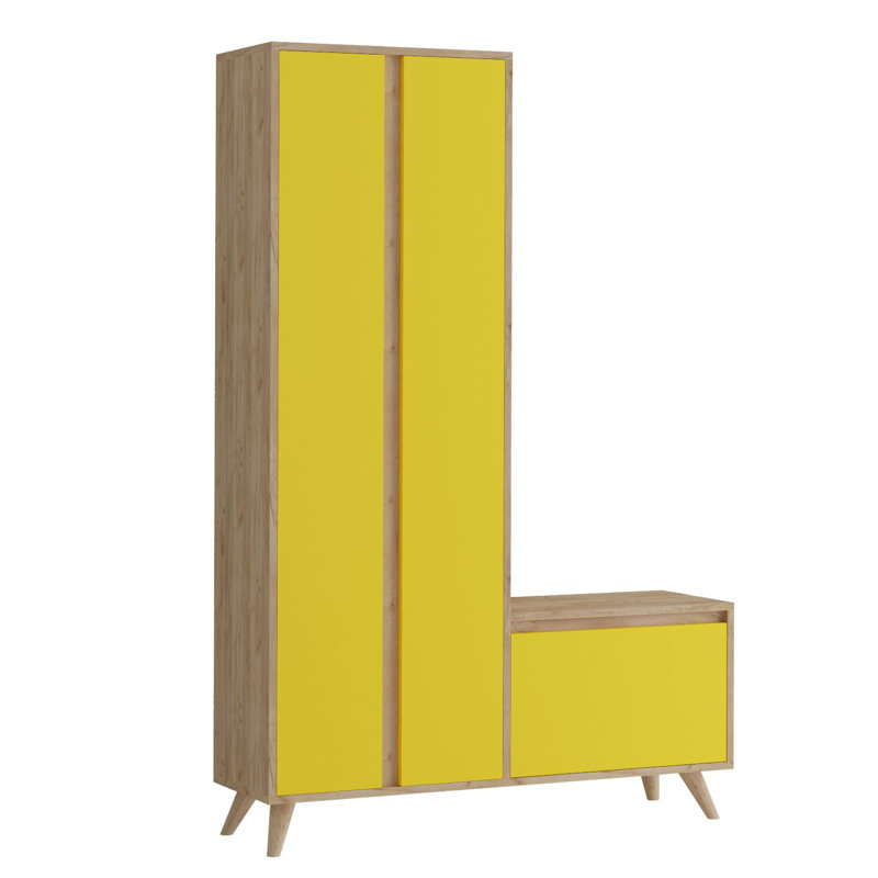 Hall Tree 120cm Wide with Bench and Shoe Storage