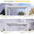 12' x 10' Outdoor Pergola with Adjustable Louvered Roof & Integrated Drainage, Heavy-Duty Metal Louvered Pergola for Patios