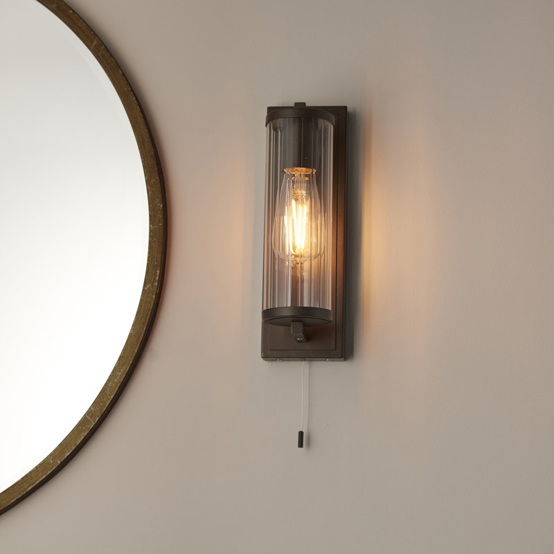 Orwin Candle Wall Light, Dark Bronze