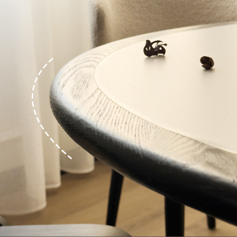 Table de salle à manger blanche, H 29,53 po x L 39,37 po x l 39,37 po