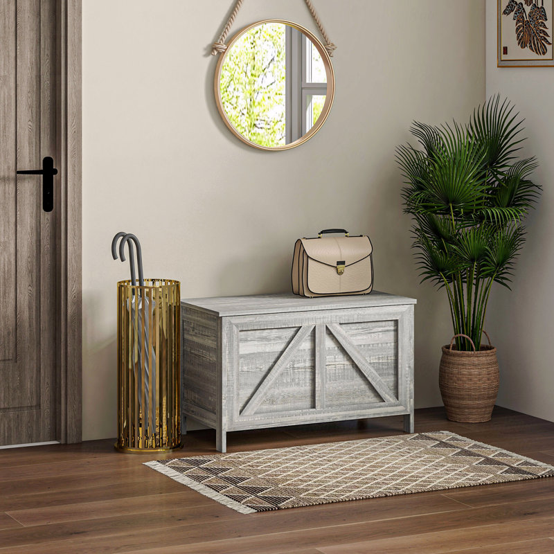 Armoire, armoire de ferme, coffre de rangement de 30 po, coffre de rangement avec charnière de sécurité à ouvrir à 100 °
