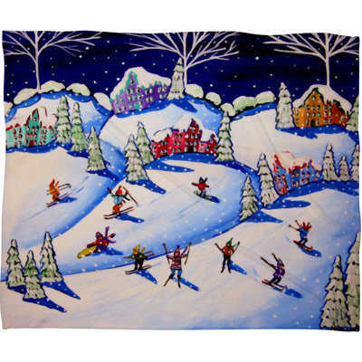 Renie Britenbucher Knitted Throw Blanket