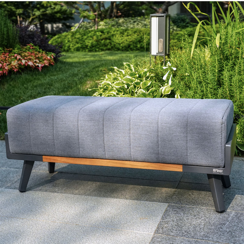Banc d'extérieur en aluminium
