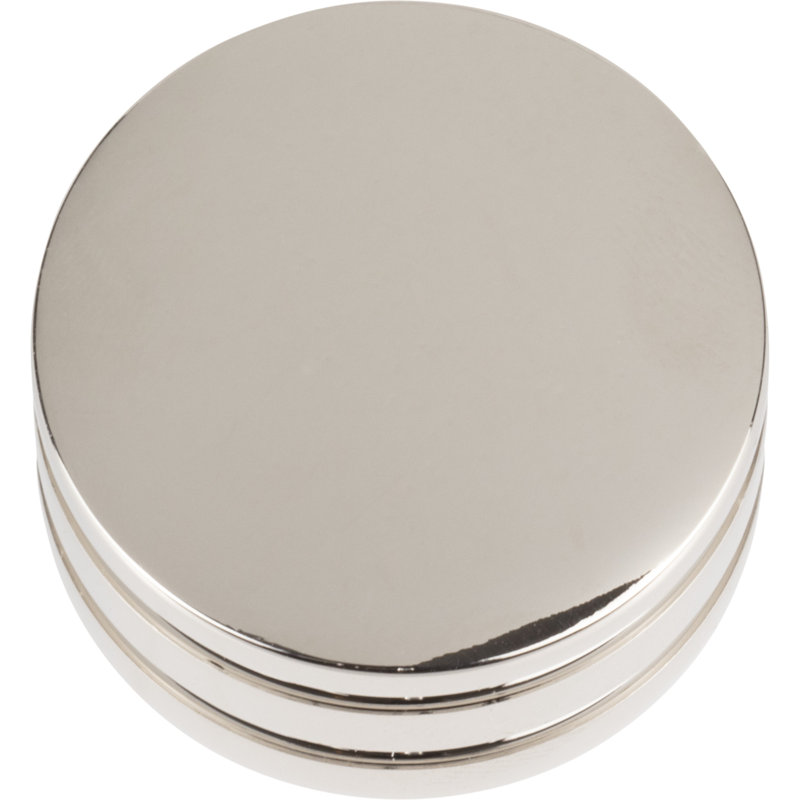 Griffith 1.25" Diameter Mushroom Knob, Polished Nickel